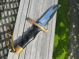 Gil Hibben/Ed Parker Fighting Knife 1968 Manti UT - 6 of 9