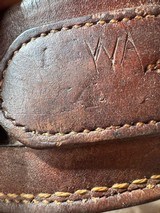 F.A.Meanea Holster &Money/Cartridge Belt Colt SAA - 3 of 14