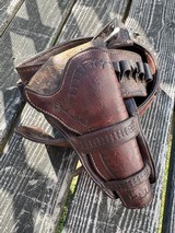 F.A.Meanea Holster &Money/Cartridge Belt Colt SAA - 1 of 14