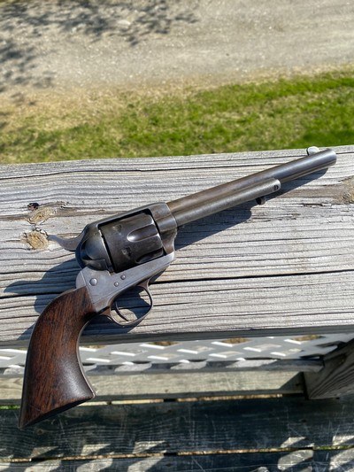 Colt SAA Early Etched Panel .44 W/Letter