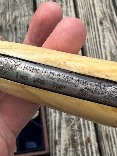 Colt 1862 Police, CW Inscribed, Engraved, Silver, Cased - Image 12 of 14