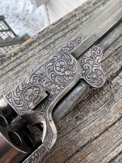 Colt 1851 Navy Factory Engraved 5” Bbl - Image 3 of 12