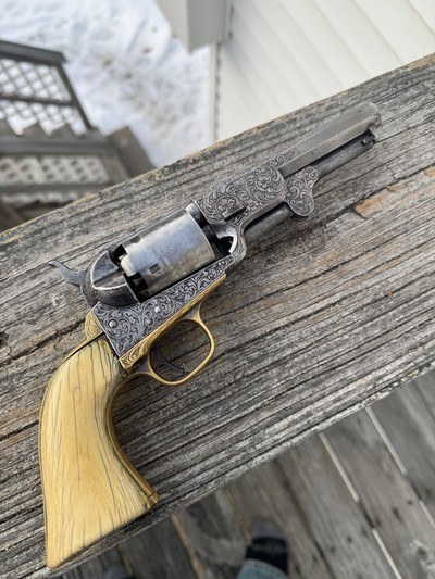 Colt 1851 Navy Factory Engraved 5” Bbl - Image 1 of 12