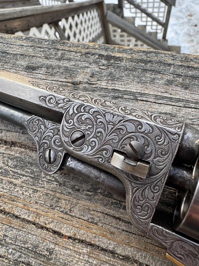 Colt 1851 Navy Factory Engraved 5” Bbl - Image 7 of 12