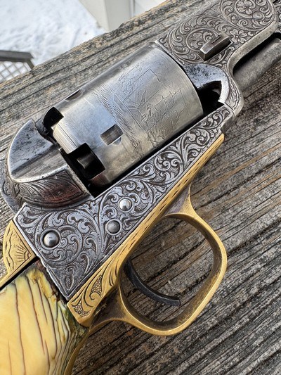 Colt 1851 Navy Factory Engraved 5” Bbl - Image 2 of 12