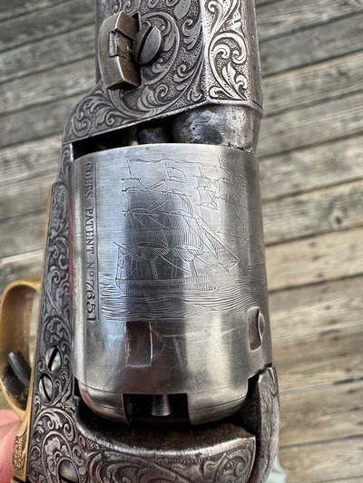 Colt 1851 Navy Factory Engraved 5” Bbl - Image 12 of 12