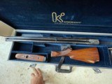 Krieghoff model 32 stock, forend with iron, and 28” barrel