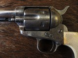 Colt Frontier Six Shooter 1879 Mfg. Etched Panel *Shipped to Winchester* w/ fact. letter Nickel 44-40 - 6 of 12