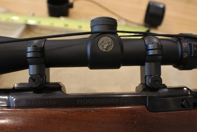 Ruger M77 Walnut stock 22-250 with Simmons Whitetail Classic 6.5-20 power - Image 6 of 7