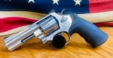 STAINLESS STEEL S&W MODEL 610-3 10MM REVOLVER - 1 of 7