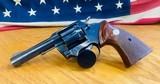 1976 COLT LAWMAN MK III 357 MAGNUM BLUE REVOLVER - 1 of 11