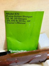 REMINGTON 870 WINGMASTER 12 GA. 30