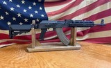 ROMARM CUGIR WASR-10 7.62X39 RIFLE WITH MIDWEST INDUSTRIES ALPHA QUAD RAIL, BONESTEEL FOLDING M4 STOCK ADAPTOR - 6 of 16