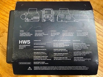EOTECH EXPS2-0 HOLOGRAHPIC SIGHT - Image 2 of 9