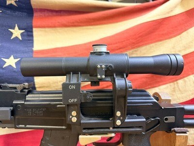 ARSENAL SAM-7SF 7.62X39 RIFLE WITH BELARUS 4X32 SCOPE AND MIDWEST INDUSTRIES RAIL. - Image 9 of 11