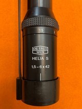 Kahles Helia S 1.5-6 x 42 w/ 30mm steel tube & #4 reticle - Never Mounted New Old Stock - 1 of 6