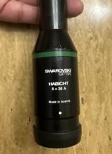 Swarovski Habicht 6 x 36 A
1" Tube
Plex Reticle
