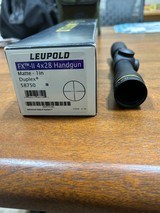Leupold 4 X 28 Handgun Scope
