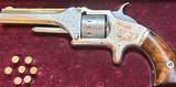 22 cal Manhattan engraved revolver civil war