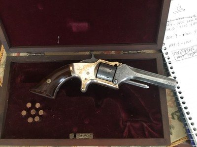 Civil war era Manhattan 7 shot derringer - Image 2 of 4