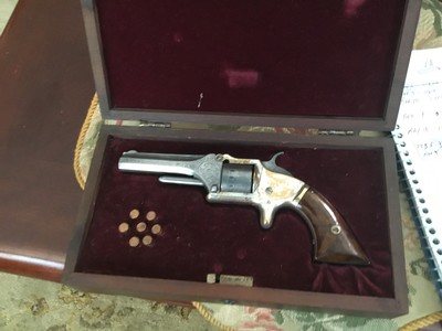 Civil war era Manhattan 7 shot derringer - Image 1 of 4