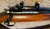 Winchester Model 70 pre-war supergrade 257 Roberts Griffin & Howe mount Vaver peep sight refinished - 3 of 15