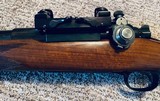 Winchester Model 70 pre-war supergrade 257 Roberts Griffin & Howe mount Vaver peep sight refinished - 7 of 15