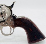 CIMARRON CODY WILD WEST FRONTIER ENGRAVED .45 COLT SINGLE ACTION REVOVLER - 5 of 9