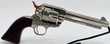 CIMARRON CODY WILD WEST FRONTIER ENGRAVED .45 COLT SINGLE ACTION REVOVLER - 3 of 9