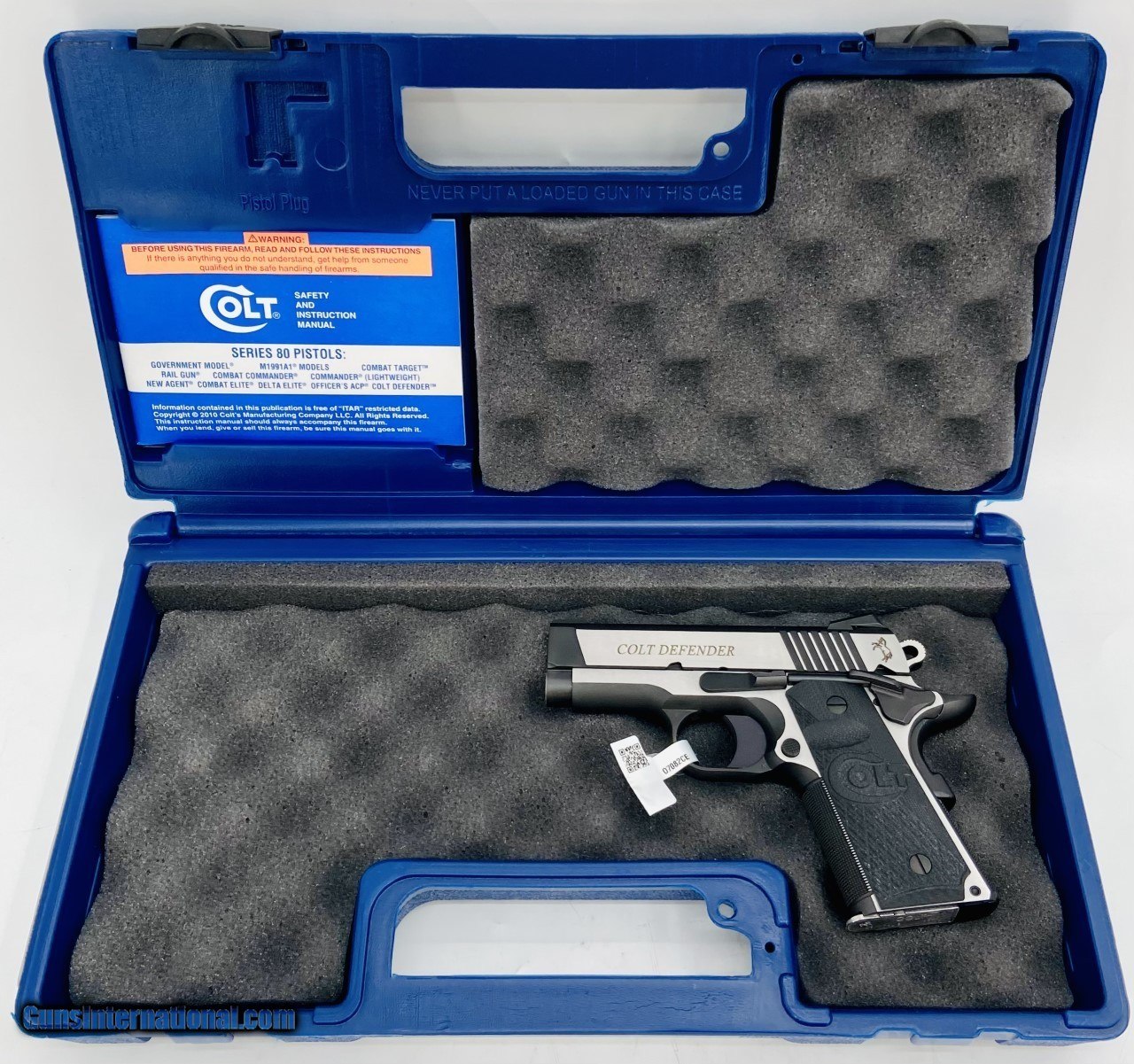 COLT COMBAT ELITE DEFENDER 1911 9MM SEMI AUTO PISTOL