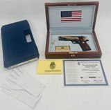 COLT AMERICA REMEMBERS TRIBUTE COMMEMORATIVE 1911 .45 ACP SEMI AUTO PISTOL - 1 of 12