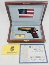 COLT AMERICA REMEMBERS TRIBUTE COMMEMORATIVE 1911 .45 ACP SEMI AUTO PISTOL - 2 of 12