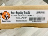 HENRY NEW ORIGINAL IRON-FRAMED .44-40 LEVER ACTION RIFLE MODEL H011IF - 13 of 13