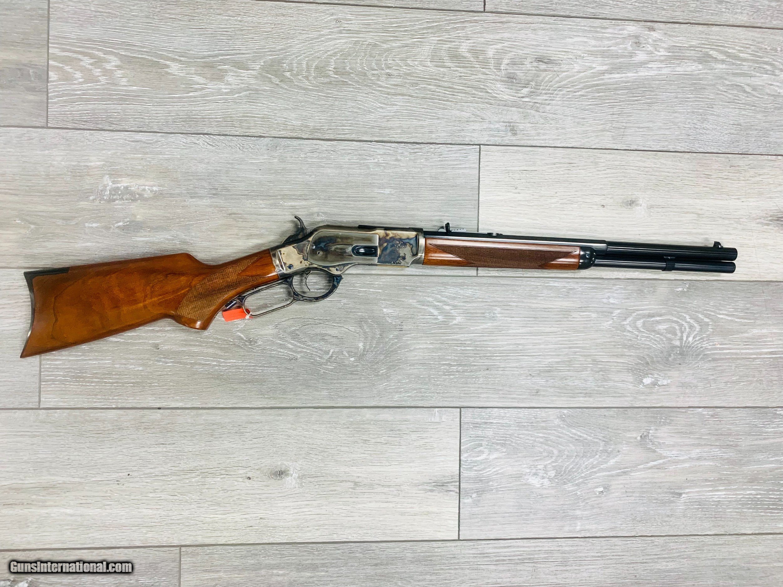CIMARRON 1873 TEXAS BRUSH POPPER .45 COLT LEVER ACTION RIFLE 18" HALF