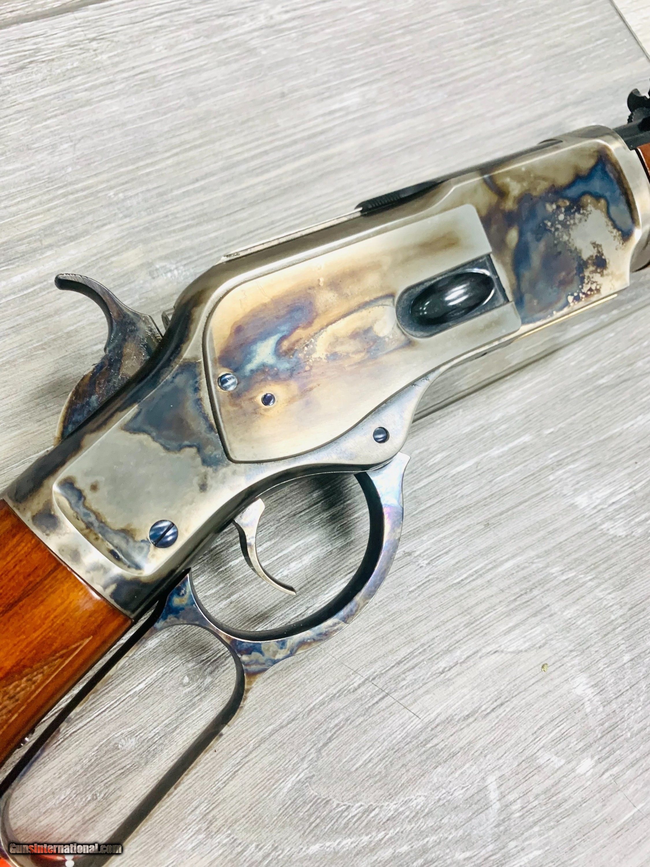 CIMARRON 1873 TEXAS BRUSH POPPER .45 COLT LEVER ACTION RIFLE 18" HALF