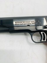 COLT GOLD CUP NATIONAL MATCH 1911 .45 ACP MFG 1990 - 3 of 6