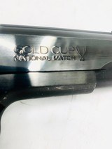 COLT GOLD CUP NATIONAL MATCH 1911 .45 ACP MFG 1990 - 4 of 6