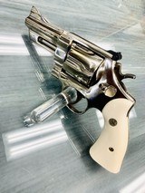 SMITH & WESSON PRE-27 DISTINGUISHED COMBAT MAGNUM .357 MAGNUM W/ GENUINE IVORY GRIPS - 4 of 7