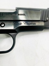 COLT COMMANDER 1911 9MM ONE OF ONE FROM COLT CUSTOM SHOP GENUINE IVORY GRIPS - 6 of 16