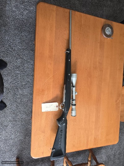 Ruger 77 Hawkeye 223 paddle stock.