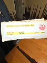Ruger 77 mannlicher stock. 243 Win - 8 of 8