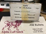 Alpha LaFranck 458 bullets - 3 of 7