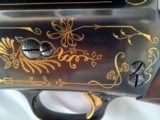 Gorgeous Grade IV Gold Inlayed Browning A5 16 ga Shotgun in Rare Early Elephant Style Case - 12 of 15