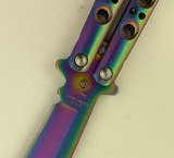 Benchmade Balisong Model 42 mint in box Rainbow 1980’s Butterfly Knife - 10 of 20