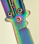 Benchmade Balisong Model 42 mint in box Rainbow 1980’s Butterfly Knife - 8 of 20