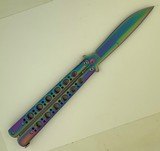 Benchmade Balisong Model 42 mint in box Rainbow 1980’s Butterfly Knife - 4 of 20