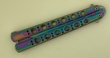 Benchmade Balisong Model 42 mint in box Rainbow 1980’s Butterfly Knife - 16 of 20