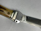 JAEGER BROS AUTOMATIC KNIFE MARINETTE WIS SAMBAR STAG OLD VINTAGE RARE - 10 of 10