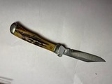 JAEGER BROS AUTOMATIC KNIFE MARINETTE WIS SAMBAR STAG OLD VINTAGE RARE - 4 of 10