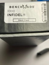 Benchmade 3300 2015 OTF NIB Infidel Out the front Black Class Knife - 9 of 11